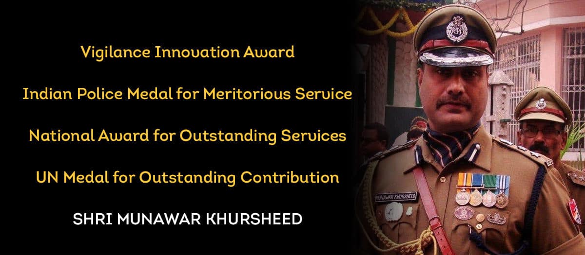 Indian Vice President Awards Ahmadi Officer